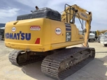 Back corner of used excavator